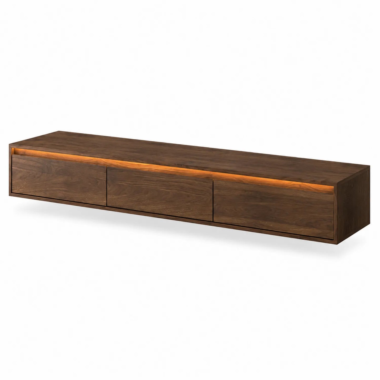 TV-Schrank Nussbaum rechteckig 200x40x30cm