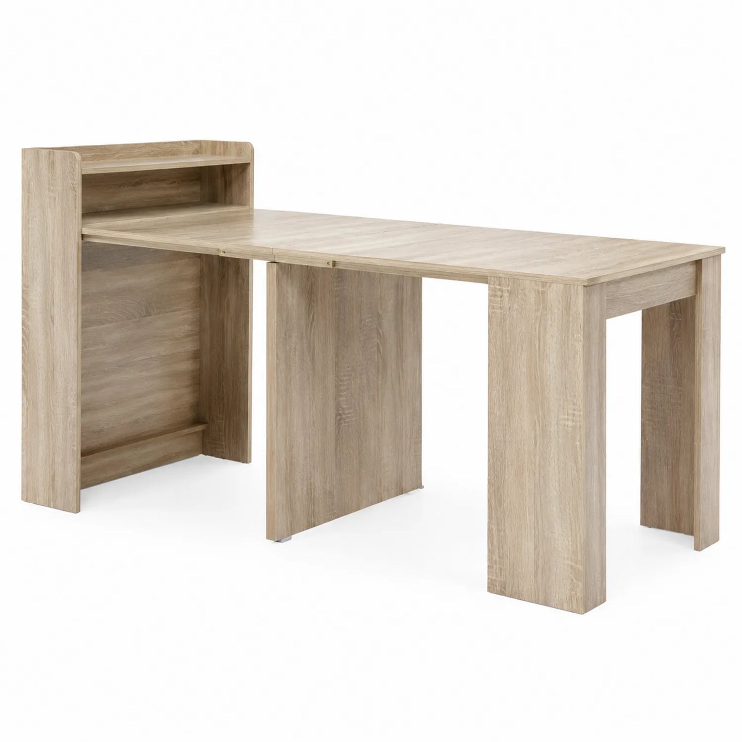 Klappbarer Tisch aus Holzwerkstoff Eiche 180 x 100 x 75 cm